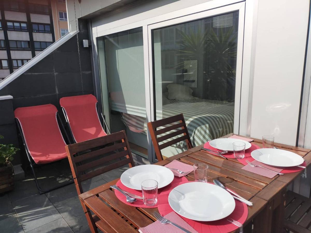 Appartamento Penthouse With Terrace And Views Near Oza'S Beach La Coruña Esterno foto